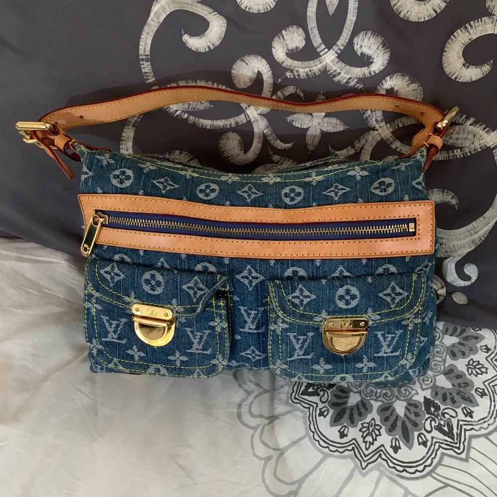 LV Denim Blue Bag FL0036